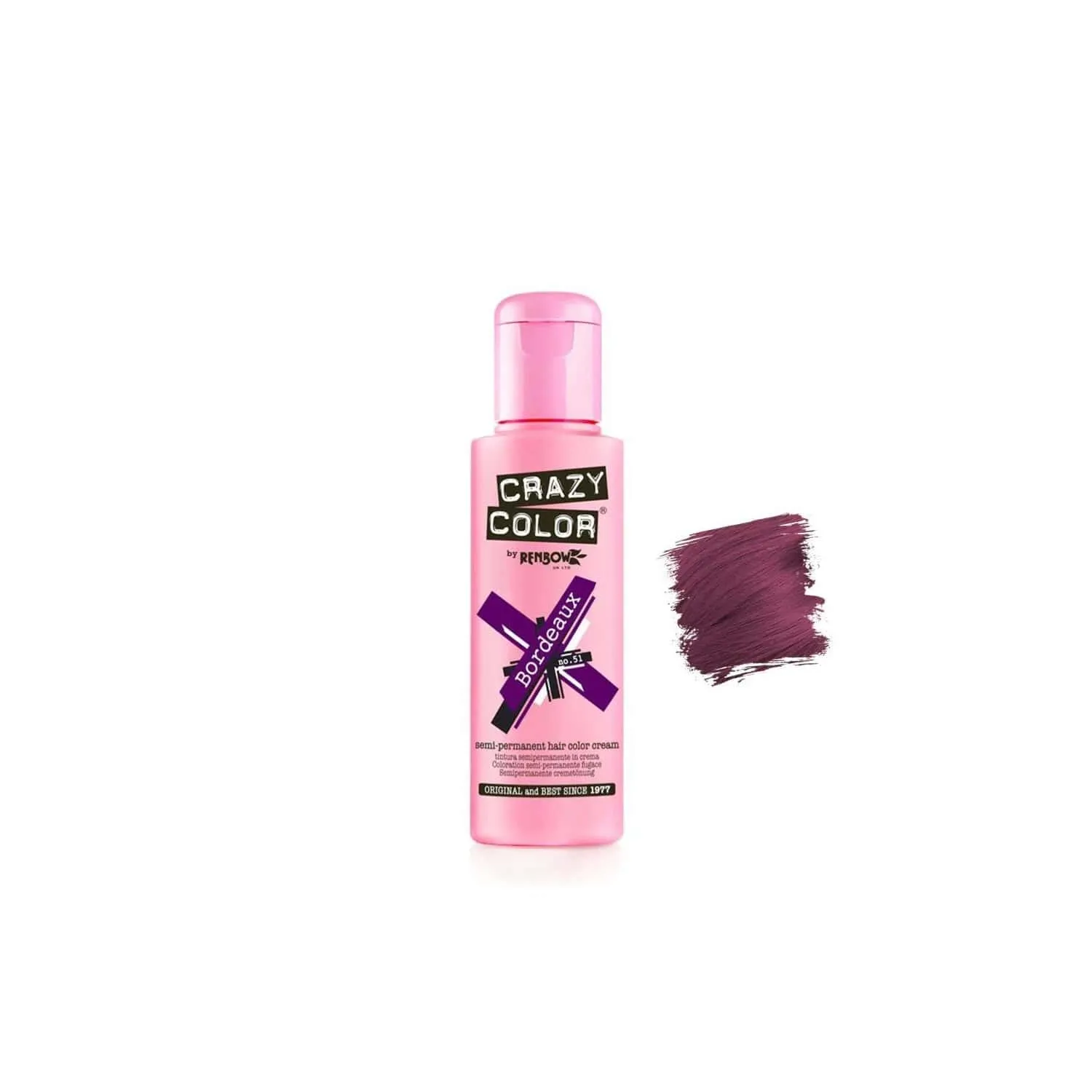 Crazy Color - Coloration Semi Permanente Pour Cheveux (plusieurs teintes) 100ml