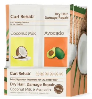 Curl Rehab - Traitement hydratant 2-en-1 "lait de coco & avocat" - 141ml