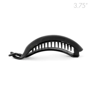 Curved Banana Black Plastic Clip