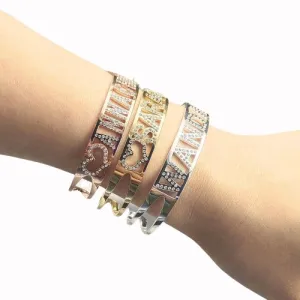 Custom Name Diamond Bracelet