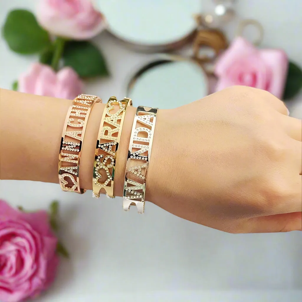 Custom Name Diamond Bracelet