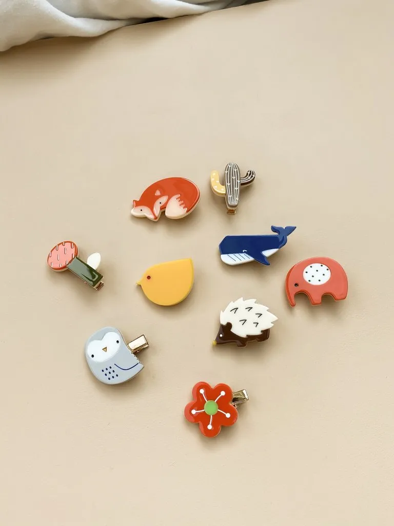 Cutie Clip - Red Elephant