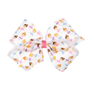 Dancer Print Hair Bow on Clippie