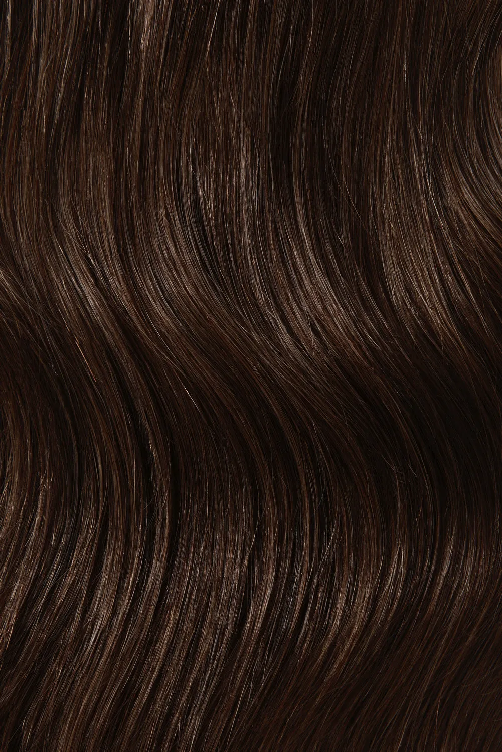 Dark Brown (#3) Curly Clip In Hair Extensions