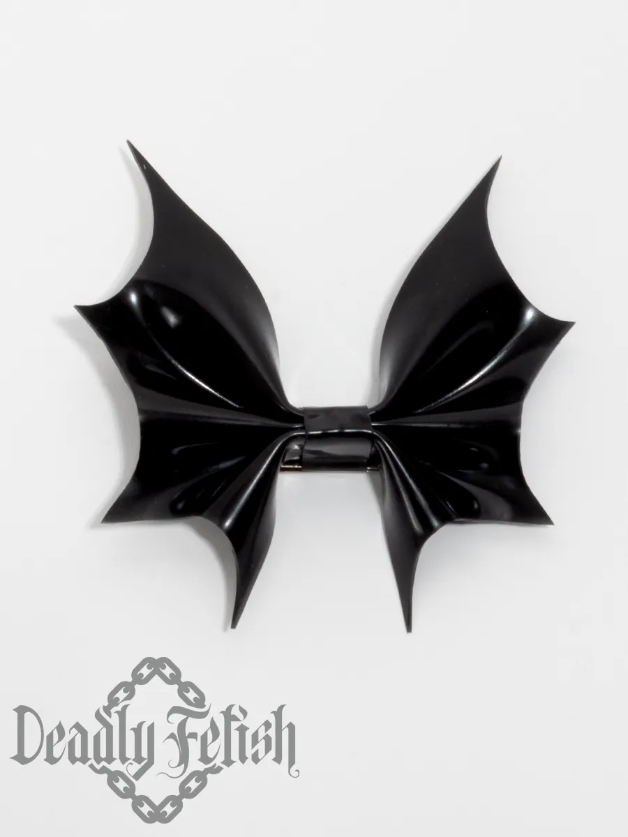 Deadly Fetish Latex: Bat Bow Clip