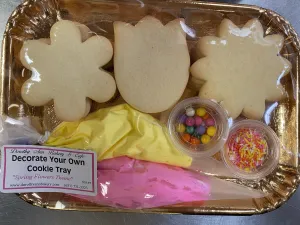 Decorate Your Own Cookie Tray- Spring Flowers Theme