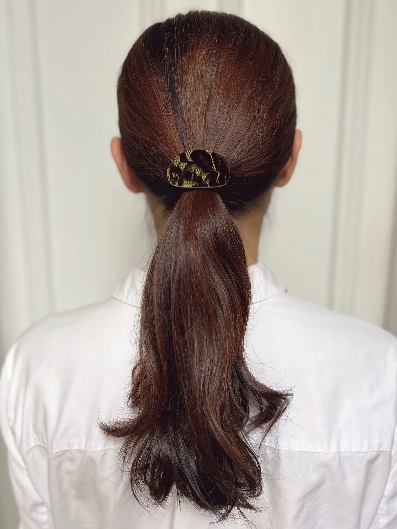 Dentelle Green Hair Tie