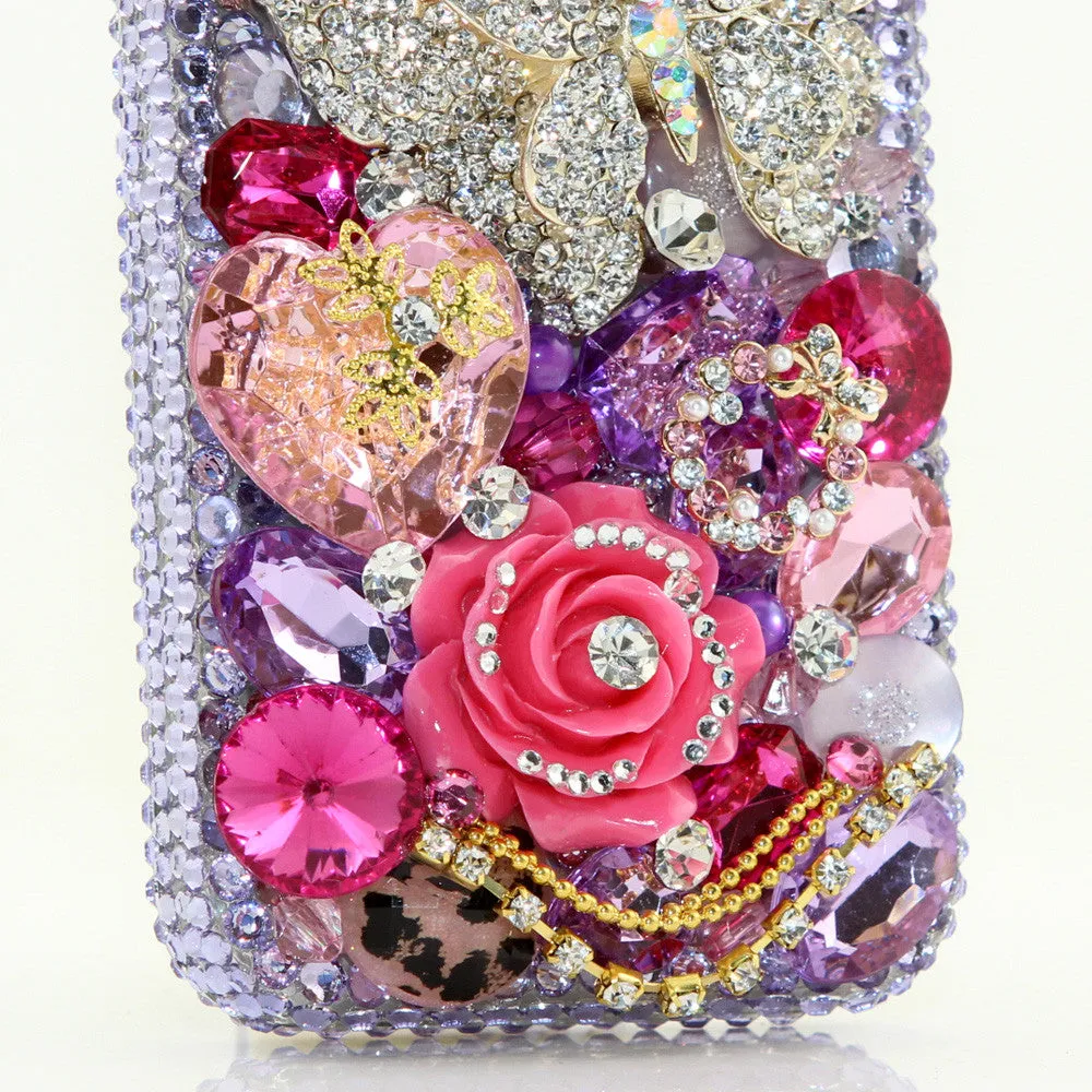 Diamond Butterfly in Light Purple Theme (style 466)