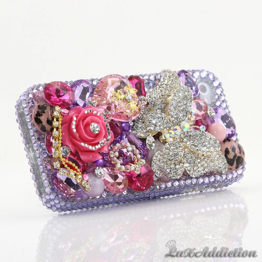 Diamond Butterfly in Light Purple Theme (style 466)