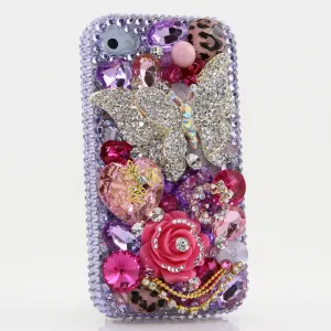 Diamond Butterfly in Light Purple Theme (style 466)