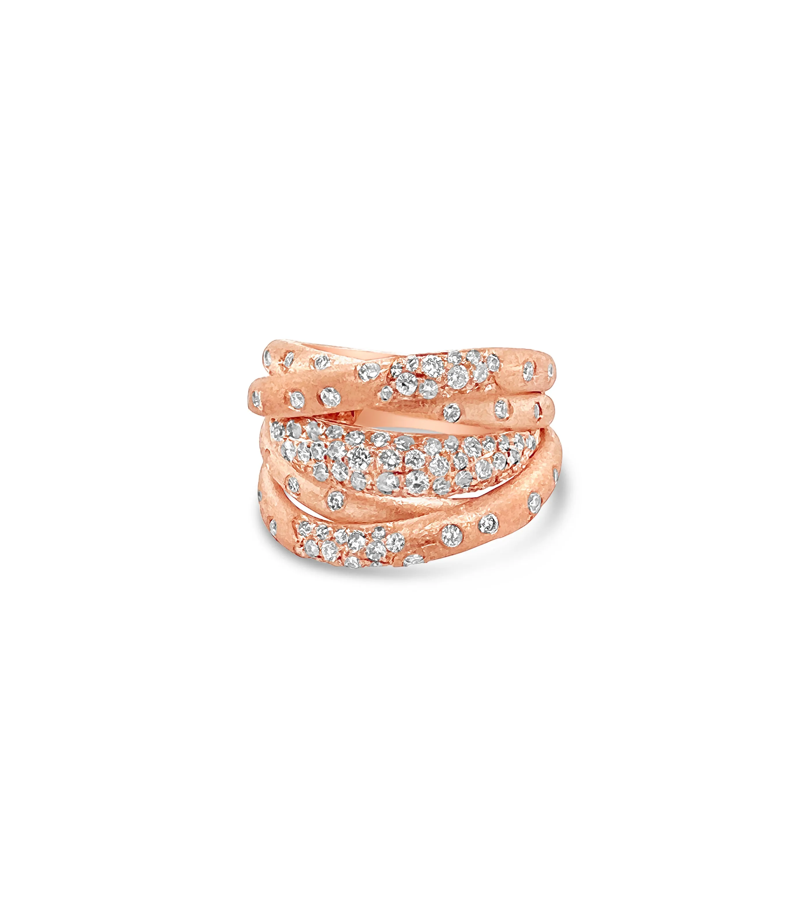 Diamond Celestial Crossover Ring