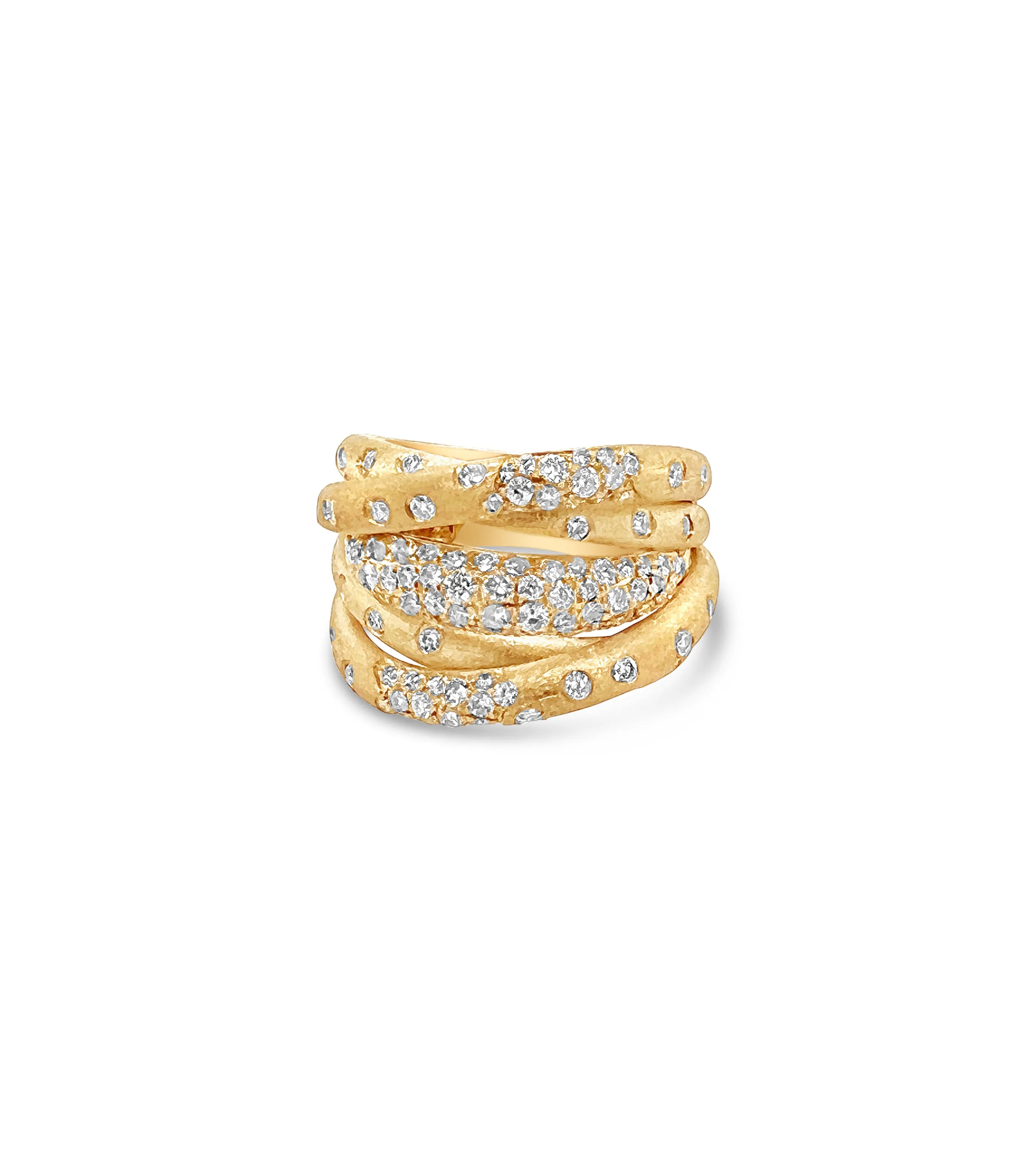 Diamond Celestial Crossover Ring