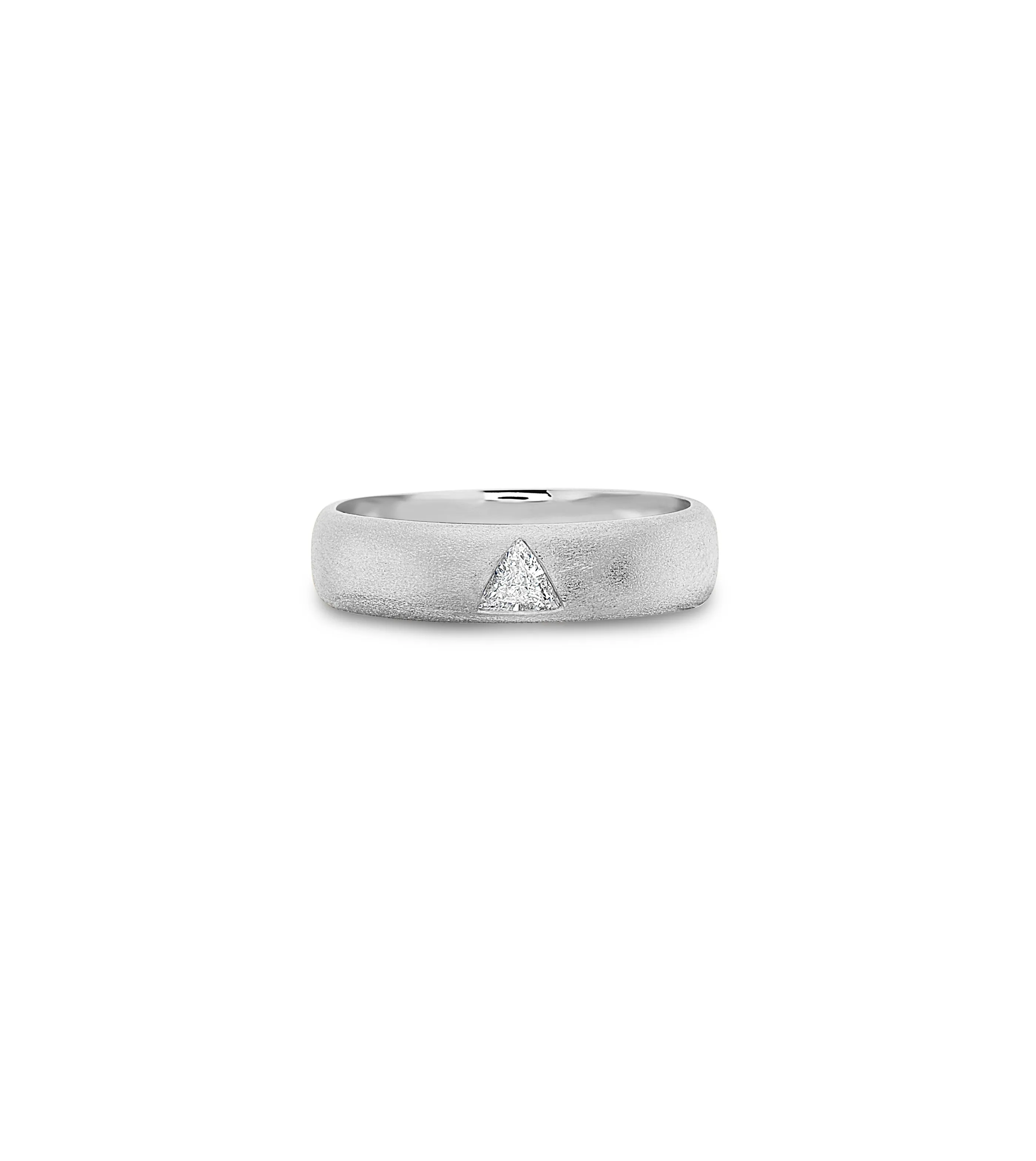 Diamond Trillion Flush Band