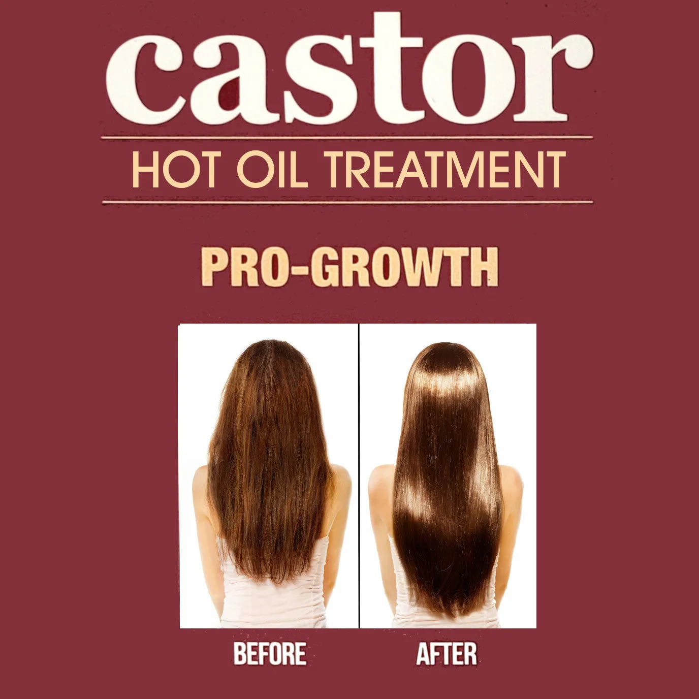 Difeel Castor Pro-Growth Hair Care Gift Set: Castor Shampoo 12 oz, Conditioner 12 oz., Hair Mask 12 oz. & Hair Oil 2.5 oz.