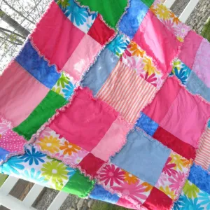Disappearing 9 Square Rag Quilt Pattern