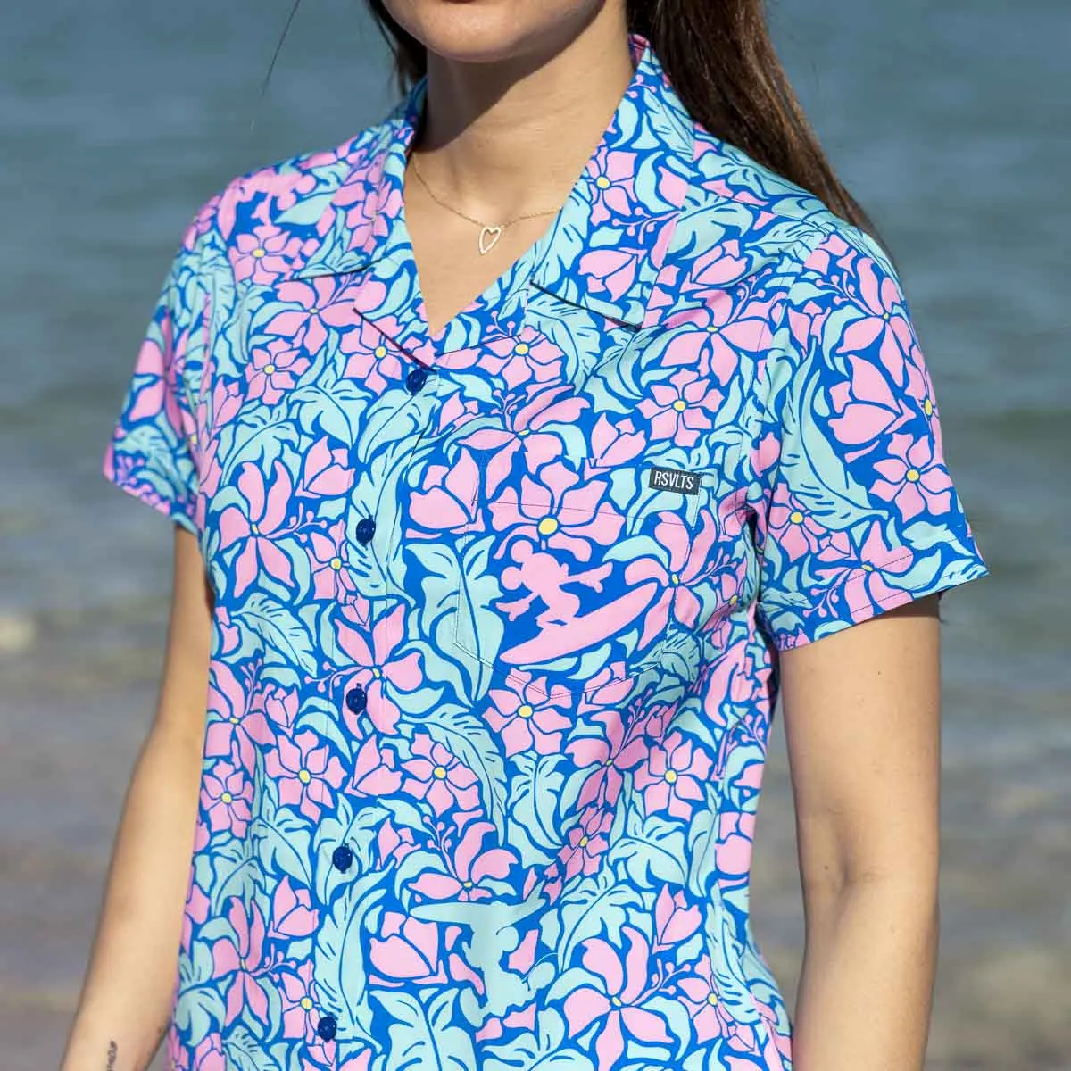 Disney "Mickey's Tropical Adventure" – Women's KUNUFLEX Short Sleeve Shirt