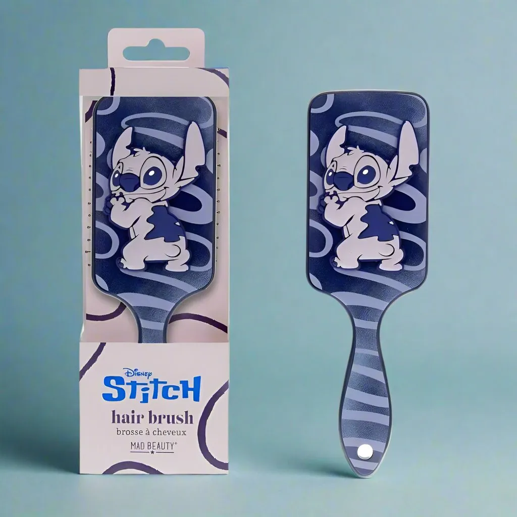 Disney Stitch Denim Paddle Hair Brush