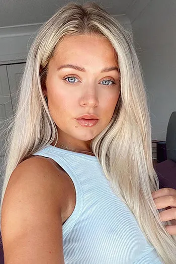 Double Wefted Full Head Remy Clip in Human Hair Extensions - BlondeMe (#60/SS)