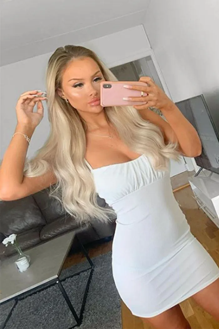 Double Wefted Full Head Remy Clip in Human Hair Extensions - BlondeMe (#60/SS)
