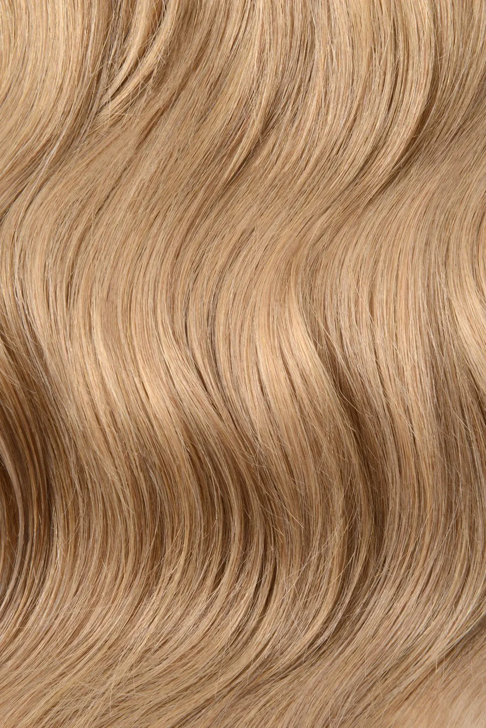 Double Wefted Full Head Remy Clip in Human Hair Extensions - Lightest Brown (#18)