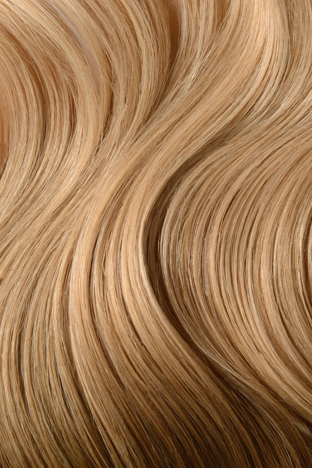 Double Wefted Full Head Remy Clip in Human Hair Extensions - Toffee Honey Ombre (#T6/27)