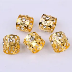 Dreamfix - Bagues pour Cheveux "Rhinestone" - 24 pcs