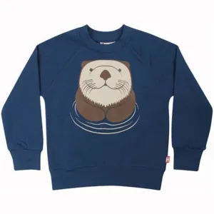 DYR Cph by Danefae Kids Otter Sweatshirt - Midnight Blue
