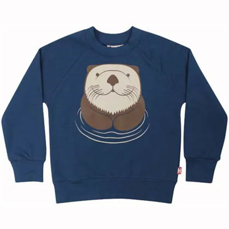 DYR Cph by Danefae Kids Otter Sweatshirt - Midnight Blue