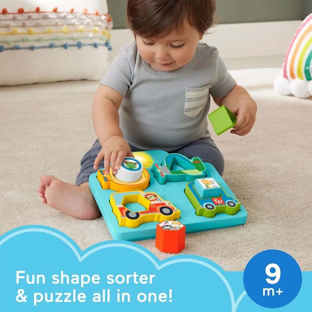 Fisher Price Shapes and Sounds Vehicle Puzzle