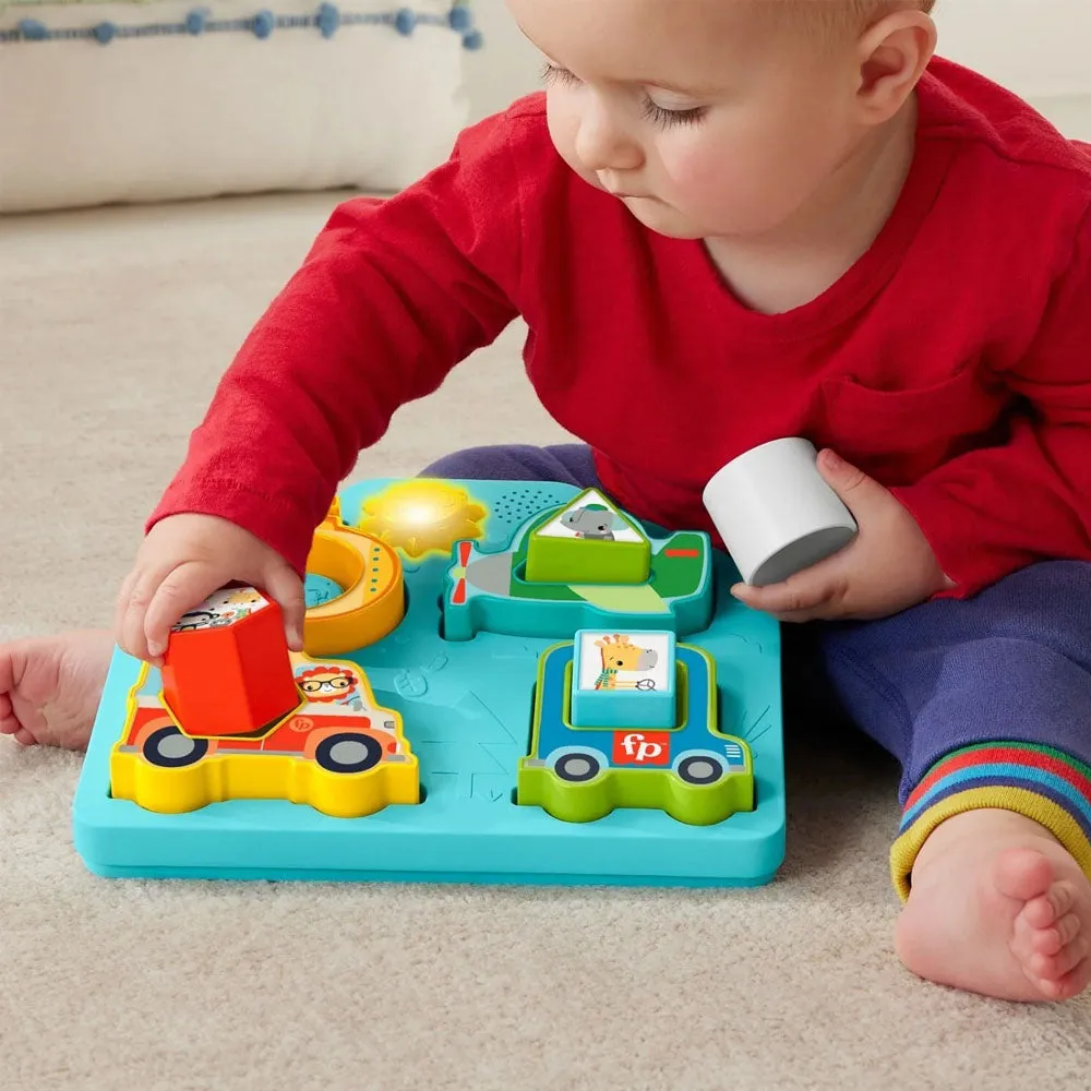 Fisher Price Shapes and Sounds Vehicle Puzzle