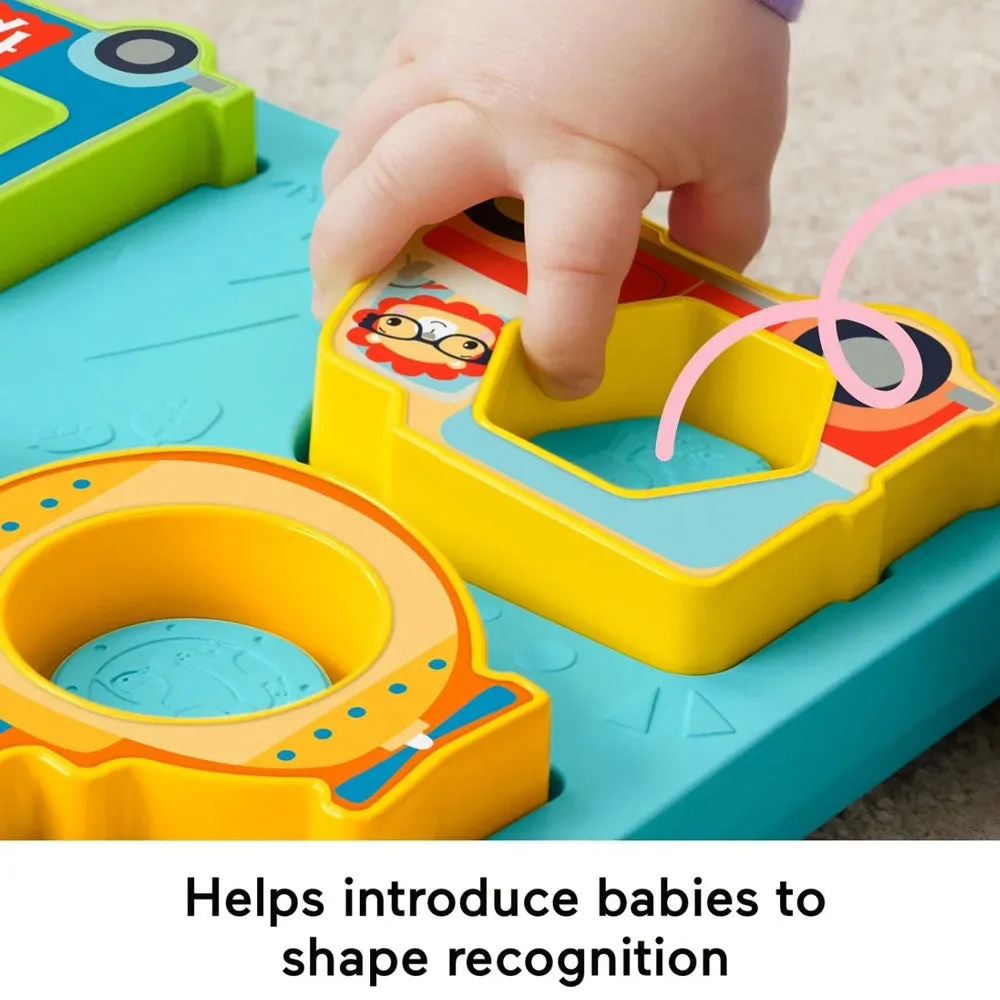 Fisher Price Shapes and Sounds Vehicle Puzzle