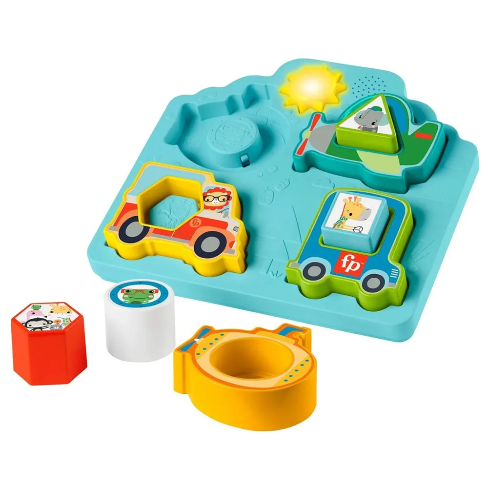 Fisher Price Shapes and Sounds Vehicle Puzzle