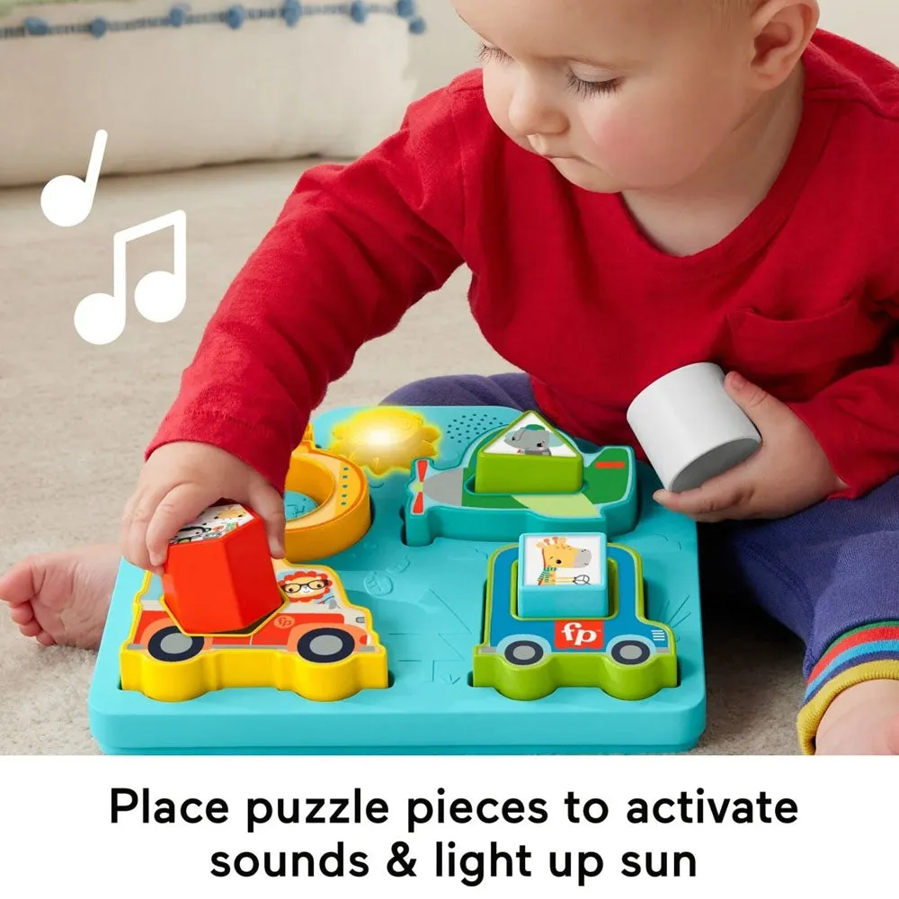 Fisher Price Shapes and Sounds Vehicle Puzzle
