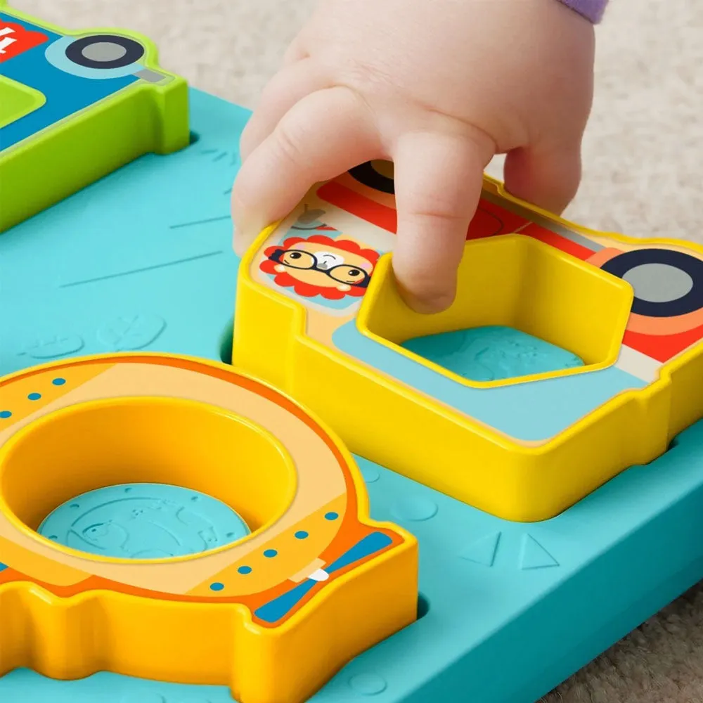 Fisher Price Shapes and Sounds Vehicle Puzzle