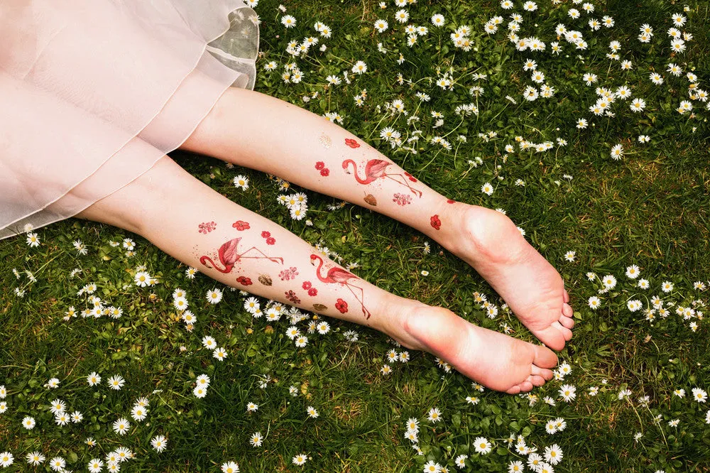 Flamingo Temporary Tattoo