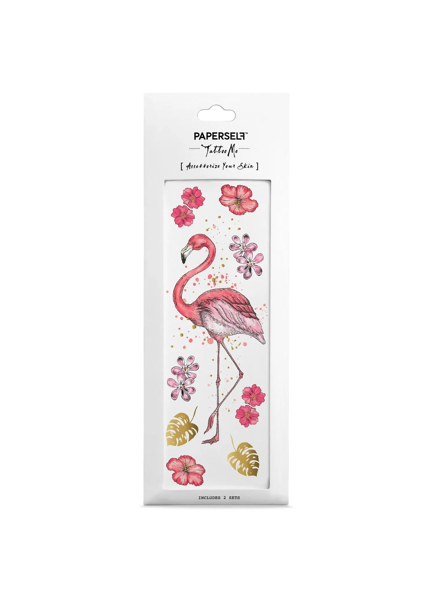 Flamingo Temporary Tattoo