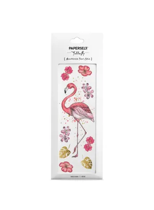 Flamingo Temporary Tattoo