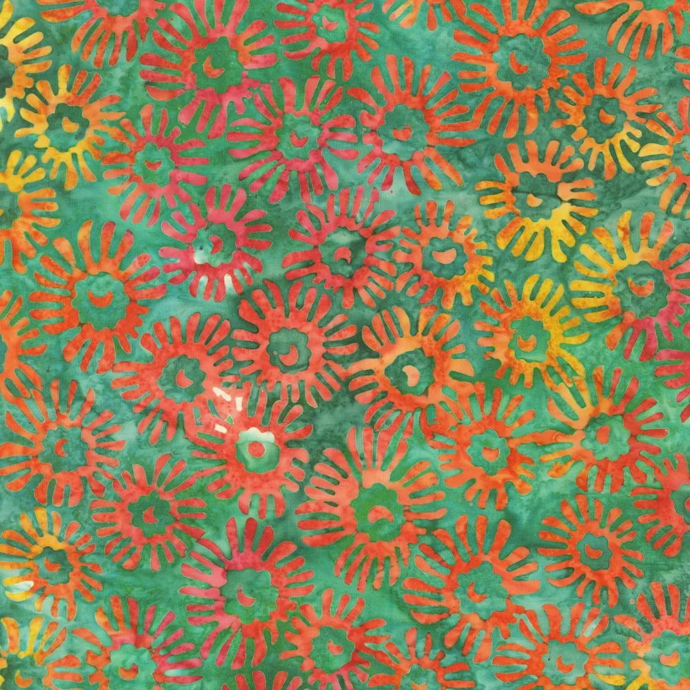 Floral Paradise Batiks Tropical - (1)