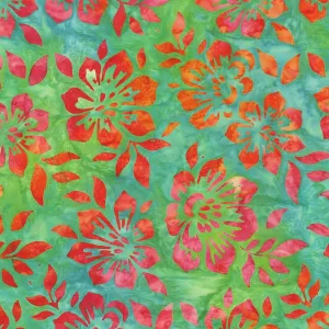 Floral Paradise Batiks Tropical - (2)