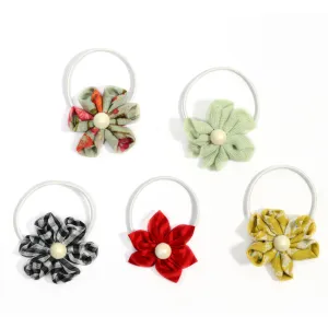 Flower Hair Ties