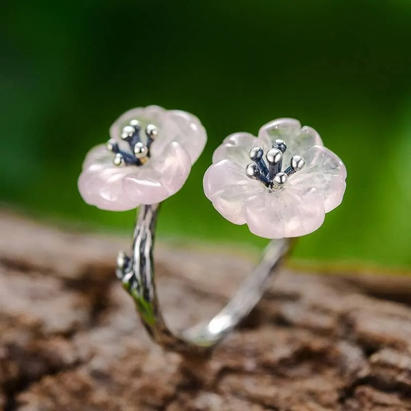 Flower in the Rain Vintage Ring