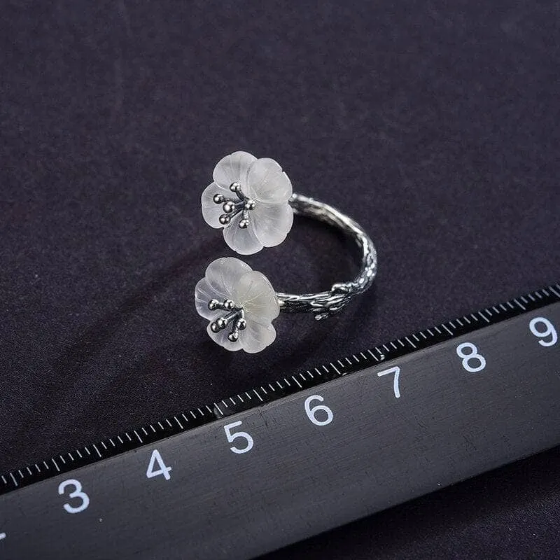 Flower in the Rain Vintage Ring