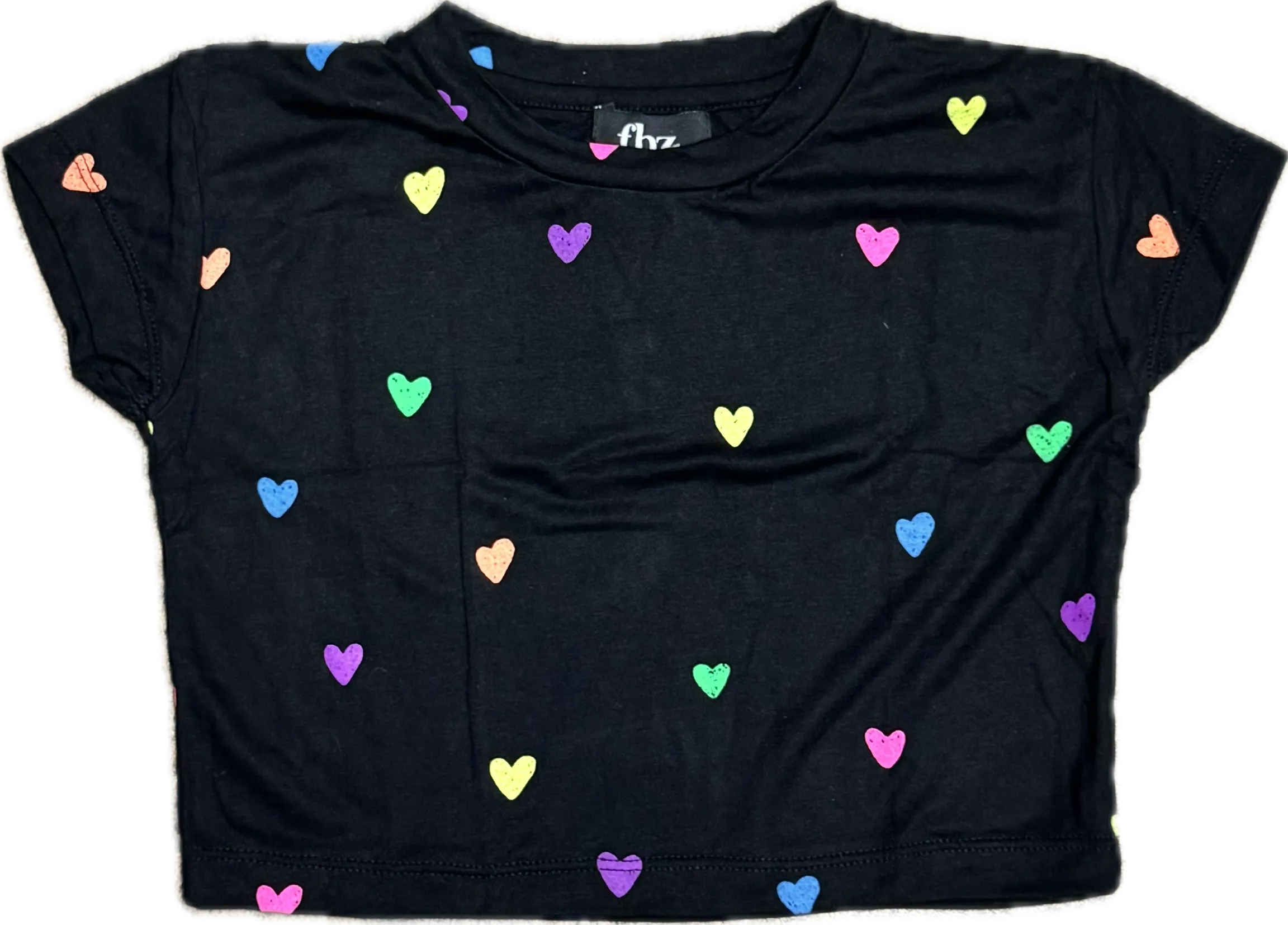 FLOWERS BY ZOE- Multi Heart Tee