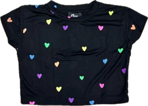 FLOWERS BY ZOE- Multi Heart Tee