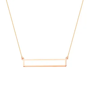 Framed Rectangle Necklace