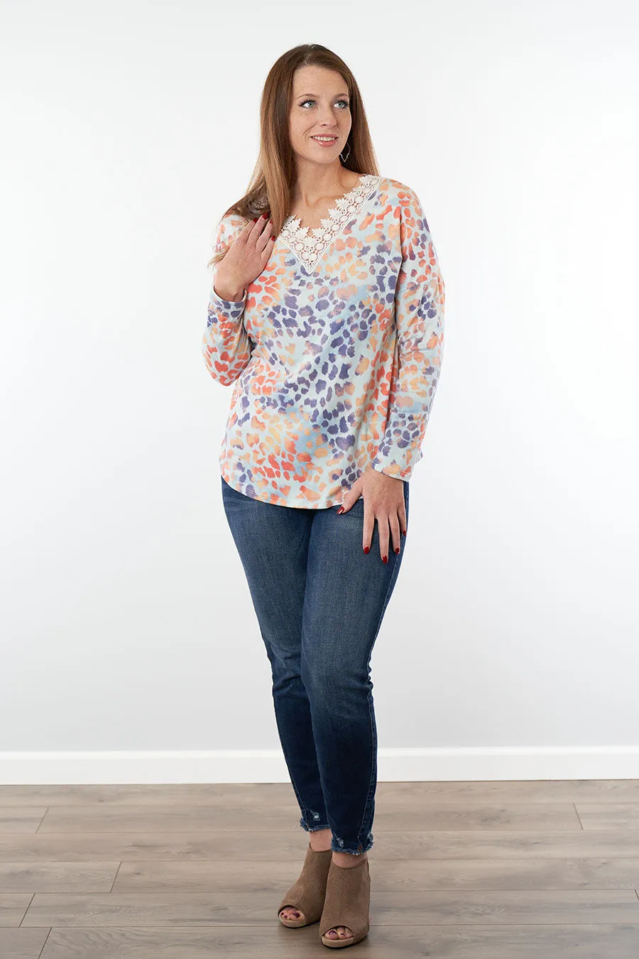 Fun And Flirty Long Sleeve Top