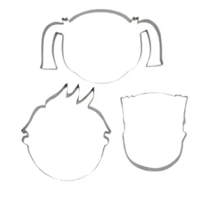 Fun Faces x 3 Cookie Cutters
