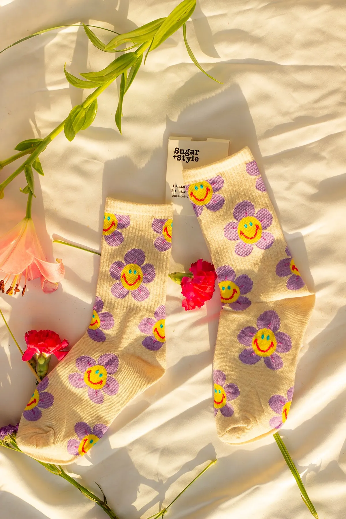 Fun Flower Socks
