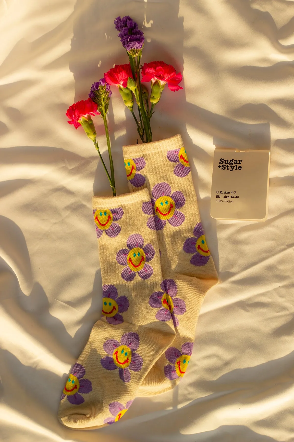 Fun Flower Socks