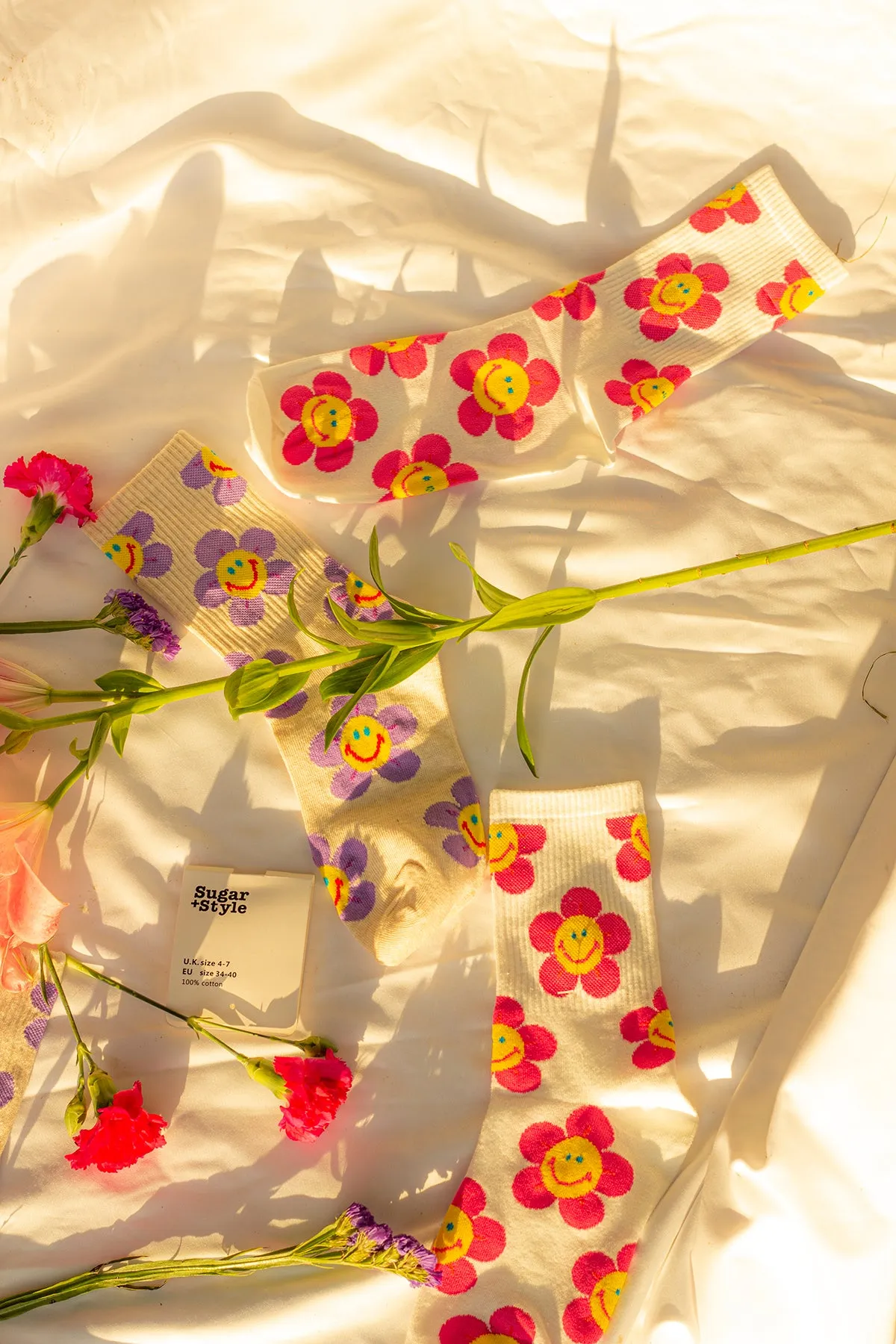 Fun Flower Socks